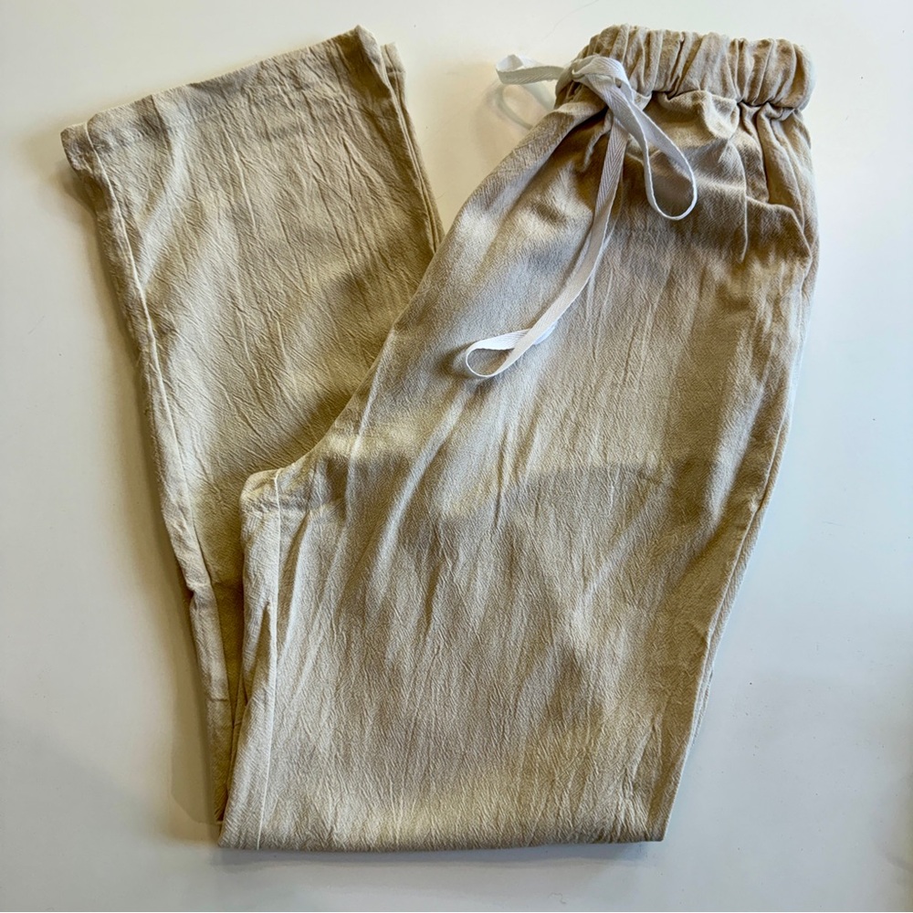 NWOT Women’s Tan Beach Pants
